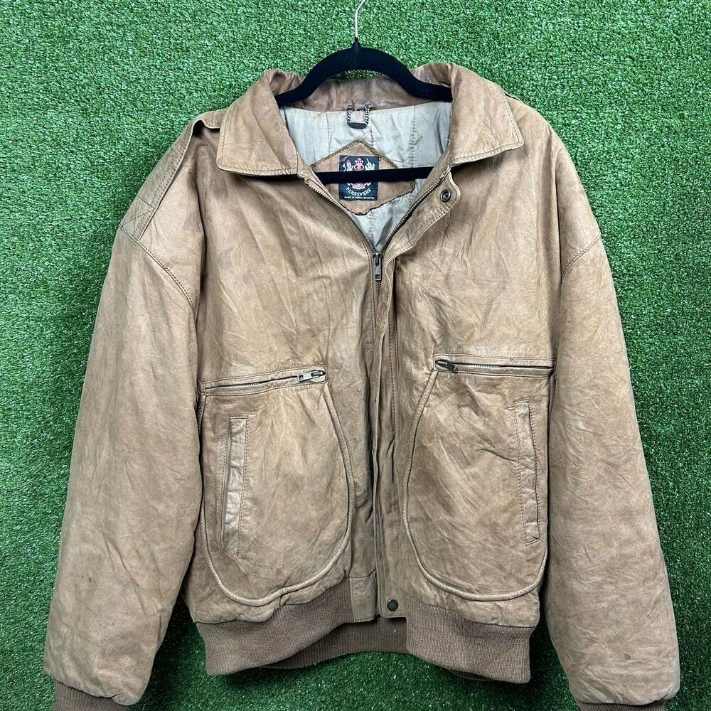 Unbranded Men's Tan and Brown Jacket